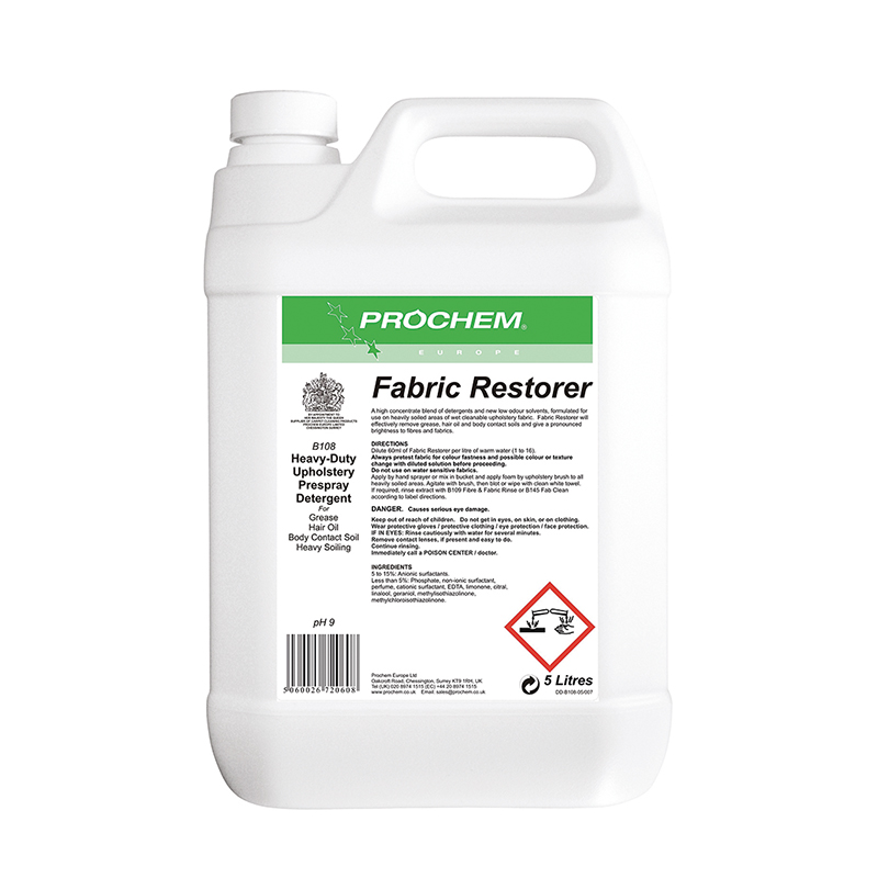 Prochem Fabric Restorer - 5 Litre - B108