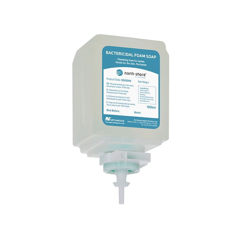 North Shore Anti Bac Foam Soap - 1 Litre (Pack of 6)
